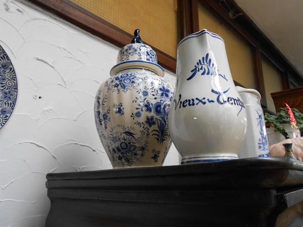 Grote foto allerhande delftsblauw vazen serviezen antiek en kunst decoraties