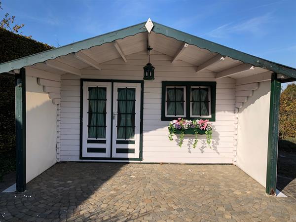 Grote foto tuinhuis met ingebouwde keuken tuin en terras tuinhuisjes en blokhutten