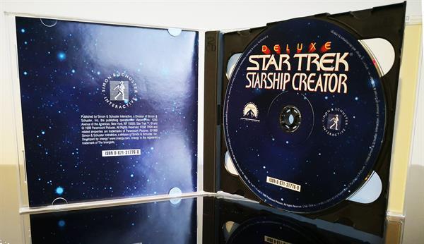 Grote foto pc vintage star trek deluxe starship creator spelcomputers games pc