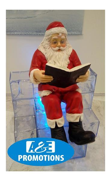 Grote foto slee etalering huren kerstman figuur oostende diensten en vakmensen marketing en reclame