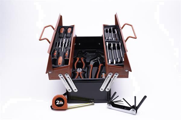 Grote foto cumlaude tools 43 delige gereedschapskist doe het zelf en verbouw handgereedschap
