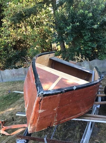 Grote foto zelfbouw houten boot hobby en vrije tijd boten en schepen