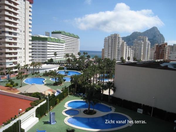 Grote foto calpe costa blanca. app. in gebouw ambar beach vakantie spaanse kust