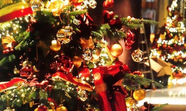 Grote foto versierde kerstboom huren stijlvolle kerstboom diversen kerst