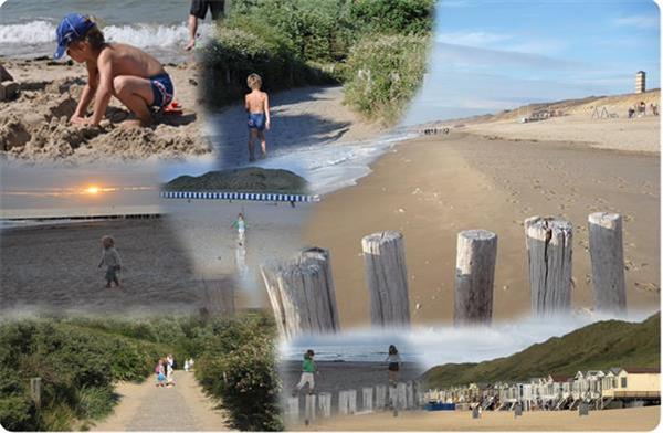 Grote foto slaapstrandhuisje strandhuisje slapen op strand vakantie nederland zuid