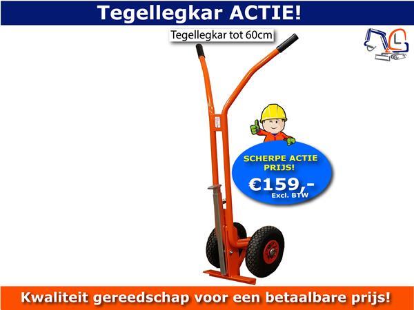 Grote foto tegellegkar t donkey tegeltiller leggen tegels tuin en terras tuingereedschap