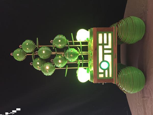 Grote foto radio groen gloriol antiek en kunst overig