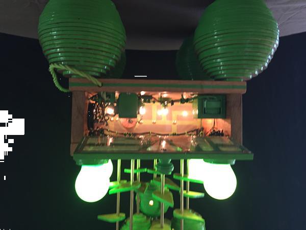 Grote foto radio groen gloriol antiek en kunst overig