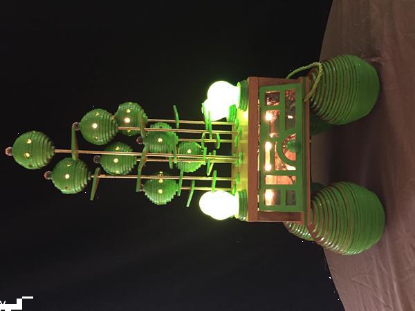 Grote foto radio groen gloriol antiek en kunst overig