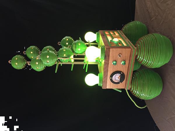 Grote foto radio groen gloriol antiek en kunst overig