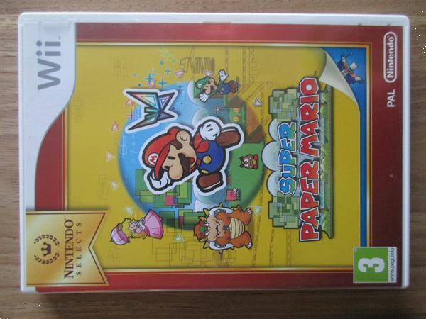 Grote foto wii game super paper mario spelcomputers games wii