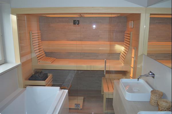 Grote foto sauna infrarood cabines op maat sport en fitness sauna