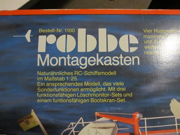 Grote foto bouwpakket feuerloschboot dusseldorf 1 25 hobby en vrije tijd boten en schepen