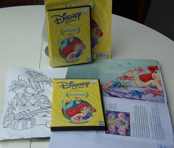 Grote foto disney de kleine zeemeermin tijdschrift en cd rom kinderen en baby kindervideo en dvd