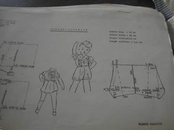 Grote foto werkboek en uitleg over de naaischool 1960 diversen overige diversen
