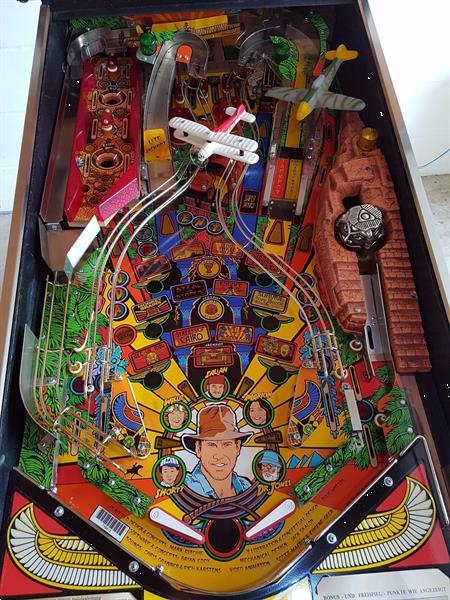 Grote foto williams flipper pinball indiana jones spelcomputers games sega