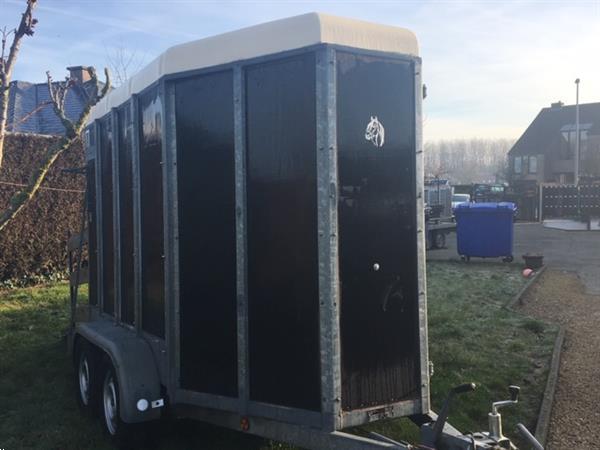 Grote foto decal voor 1 5 paard dieren en toebehoren trailers