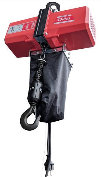 Grote foto elektrische kettingtakel hijstakel takel 500kg doe het zelf en verbouw kranen en graafmachines