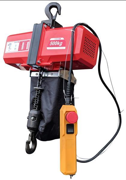 Grote foto elektrische kettingtakel hijstakel takel 500kg doe het zelf en verbouw kranen en graafmachines