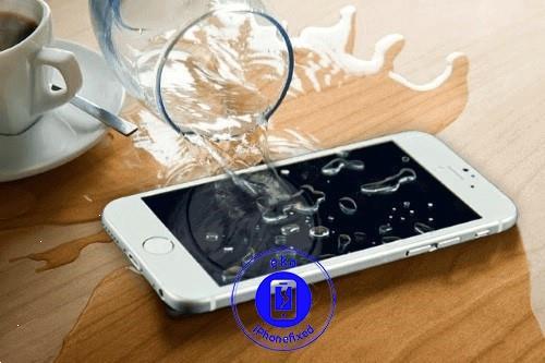 Grote foto apple iphone waterschade reparatie behandeling diensten en vakmensen telecommunicatie