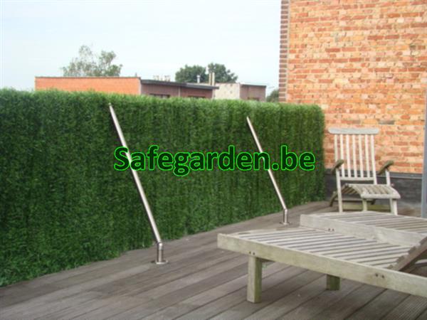 Grote foto kunsthaag safegarden green mooie en goedkoop tuin en terras hekken en schuttingen