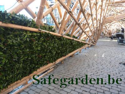 Grote foto laurier kunsthaag safegarden zeer scherpe prijzen tuin en terras hekken en schuttingen