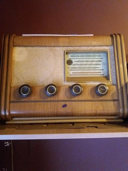 Grote foto oude radio antiek en kunst tv audio radio
