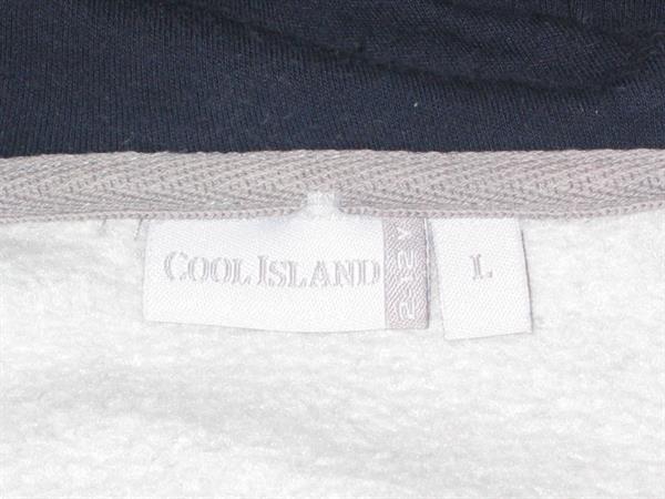 Grote foto hoodie cool island strike large grijs kleding heren truien en vesten