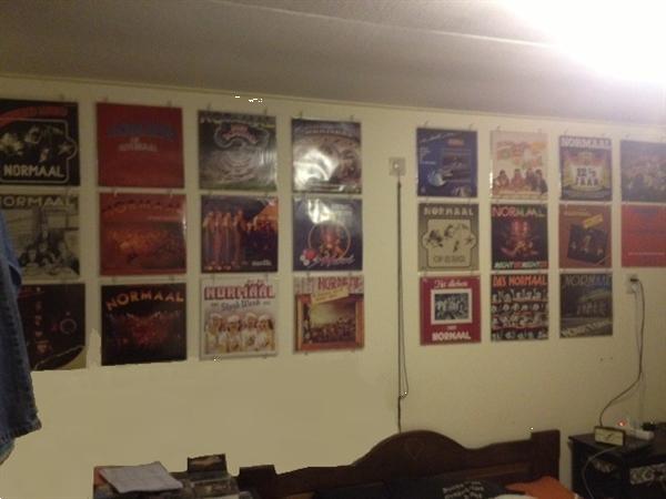 Grote foto lp muur systeem muziek en instrumenten platen elpees singles