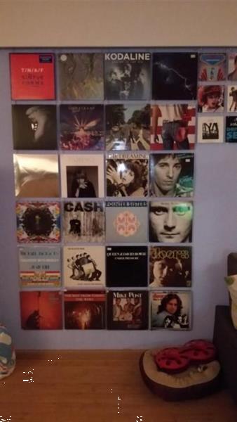 Grote foto lp muur systeem muziek en instrumenten platen elpees singles