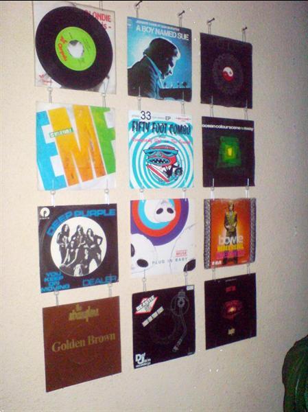 Grote foto singles muur systeem muziek en instrumenten platen elpees singles