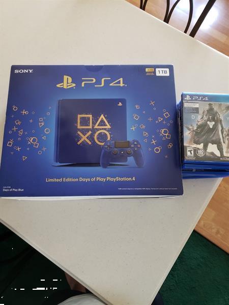 Grote foto new ps4 pro console spelcomputers games playstation 4