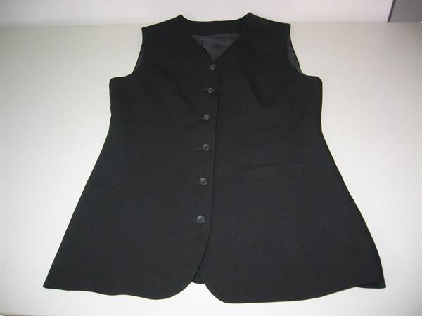 Grote foto gilet zwart maat 34 kleding dames overige kledingstukken