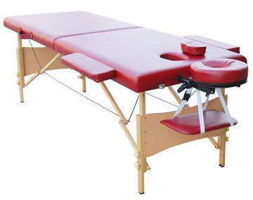 Grote foto nieuw professionele massage tafel met extra sport en fitness massageproducten