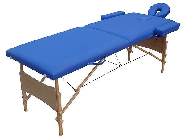 Grote foto nieuw professionele massage tafel met extra sport en fitness massageproducten