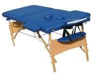 Grote foto nieuw professionele massage tafel met extra sport en fitness massageproducten