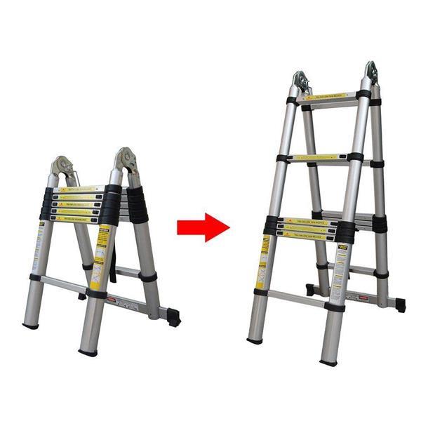 Grote foto telescopische klapladder 5 meter doe het zelf en verbouw gereedschappen en machines
