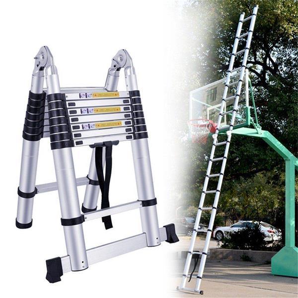Grote foto telescopische klapladder 5 meter doe het zelf en verbouw gereedschappen en machines