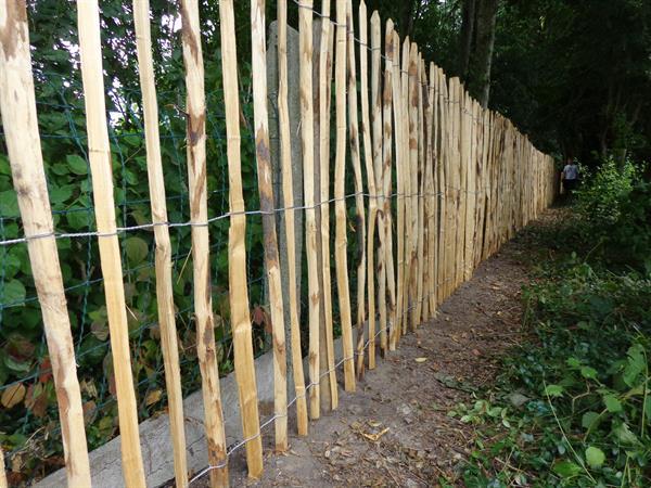 Grote foto kastanjehout afsluiting tegen scherpe prijzen tuin en terras hekken en schuttingen