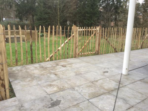 Grote foto kastanjehout afsluiting tegen scherpe prijzen tuin en terras hekken en schuttingen
