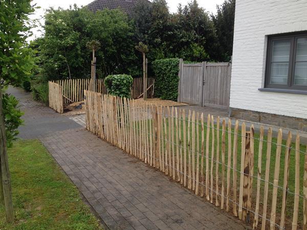 Grote foto kastanjehout afsluiting tegen scherpe prijzen tuin en terras hekken en schuttingen