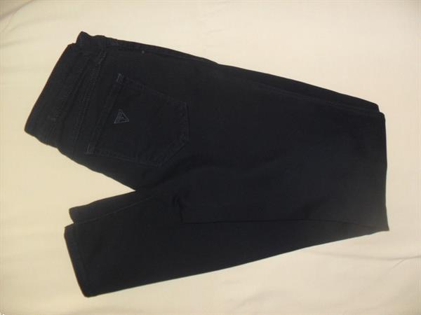 Grote foto guess broek zwart in zachte stof kleding dames broeken en pantalons