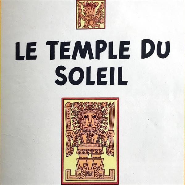 Grote foto tintin le temple du soleil 1ste druk boeken stripboeken
