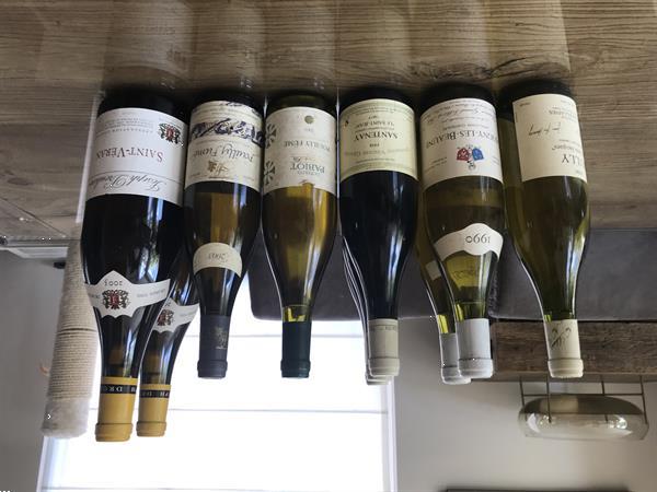 Grote foto lot prachtige franse droge witte wijnen verzamelen wijnen
