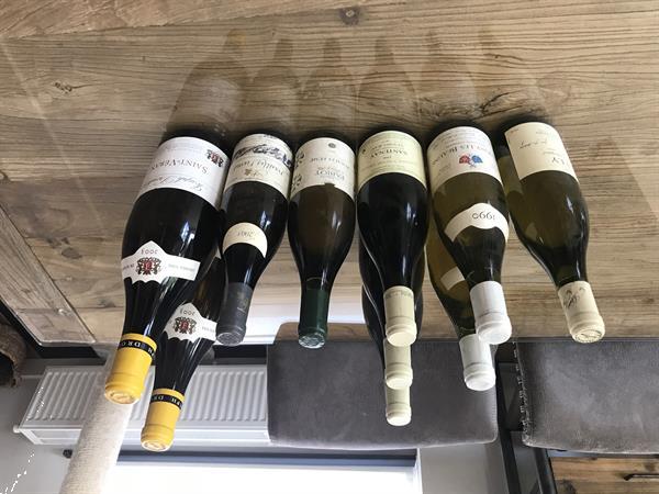 Grote foto lot prachtige franse droge witte wijnen verzamelen wijnen