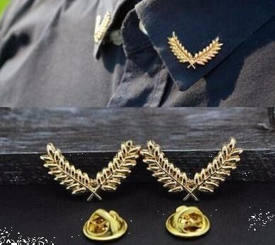 Grote foto gouden palm hemd kraag broche pin badge nieuw sieraden tassen en uiterlijk overige