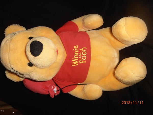 Grote foto pluche winnie the pooh met ballon kinderen en baby knuffels en pluche