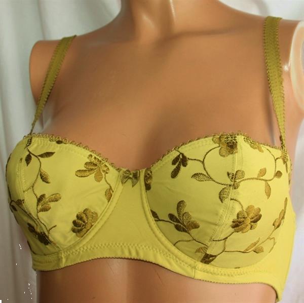 Grote foto olijfkleurige strapless bh van hechter studio 70c kleding dames ondergoed en lingerie merkkleding