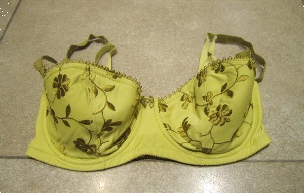 Grote foto olijfkleurige strapless bh van hechter studio 70c kleding dames ondergoed en lingerie merkkleding