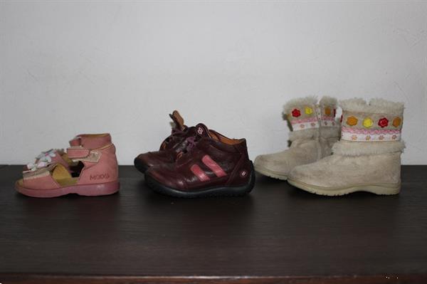 Grote foto schoenen maat 20 21 3 paar meisje kinderen en baby schoentjes en sokjes